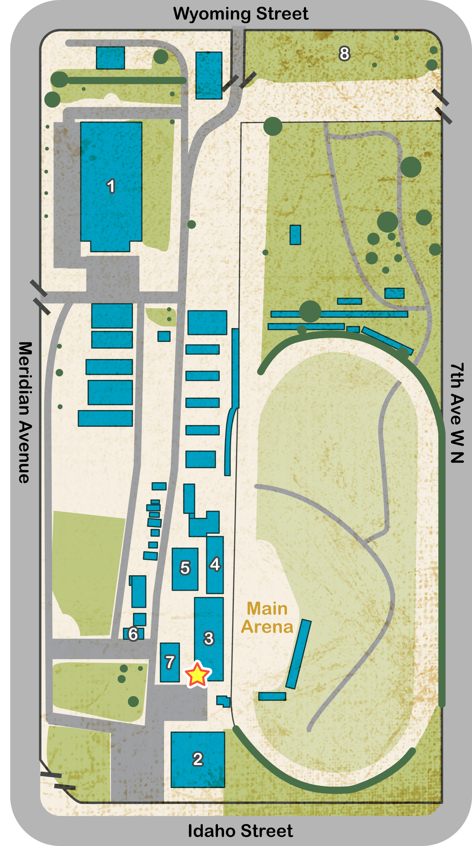 Fairgrounds Map Flathead County MT